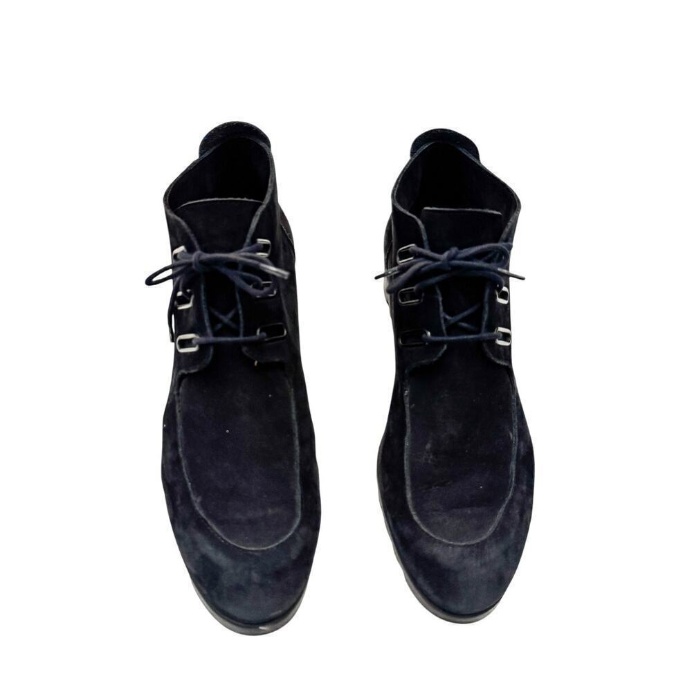 Arche Jimila Black Suede Comfort Sole Lace Up Ankle Boots Round Toe Size 41